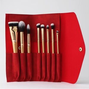 Luxie Glitter and Gold Brush Set